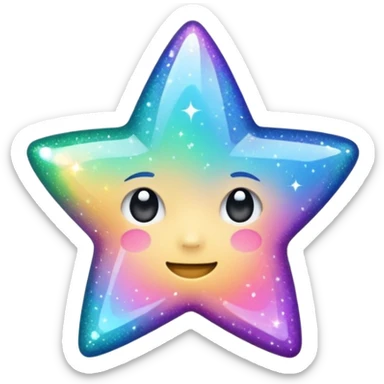 emoji like stardust sparkles for decoration sticker