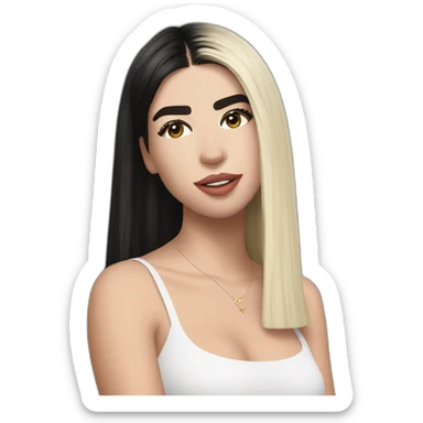 Dua lipa celebrating 22nd birthday  sticker