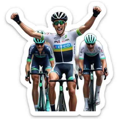 Pogacar win in il Lombardia sticker