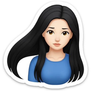  Woman necked bending over showing vagina sticker