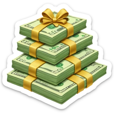 tons of money sticker