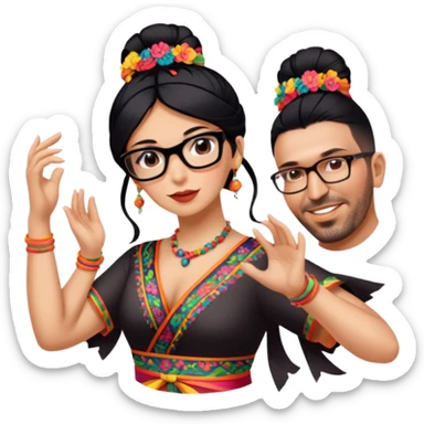 Traditional Dancer sticker