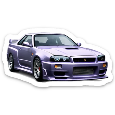 Skyline r34 sticker