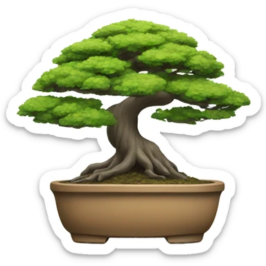 bonsai tree sticker