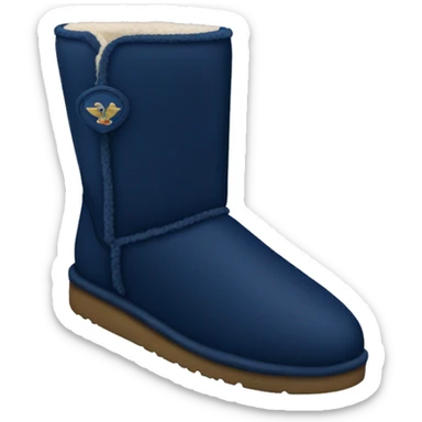 Navy uggs sticker