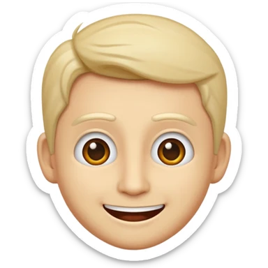 Inaki Godoy as a cheerful emoji sticker
