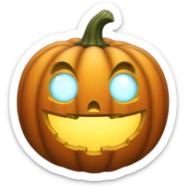 halloween pumpkin that feels lovely sticker