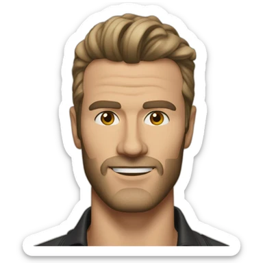 David-beckhan sticker
