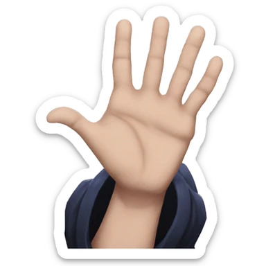 Jujutsu kaisen sukuna domain expansion hand sign  sticker