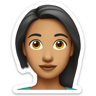 Hispanic Woman in Her 30s sticker