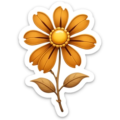 wilted flower sticker
