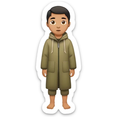 greenland citizen standing full scale sticker