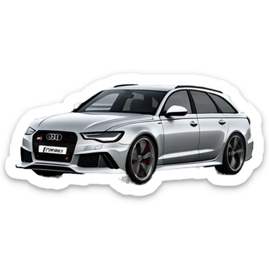 Audi rs6 abt sticker