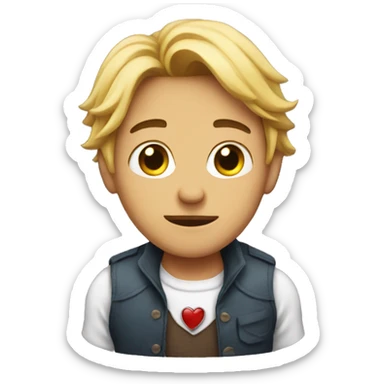 Stolen heart sticker