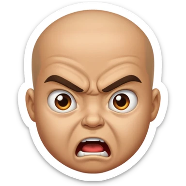 angry bambino sticker