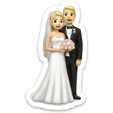 wedding sticker