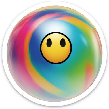 A bowling ball sticker