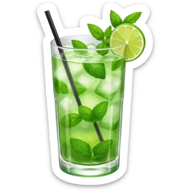 create a mojito emoji sticker