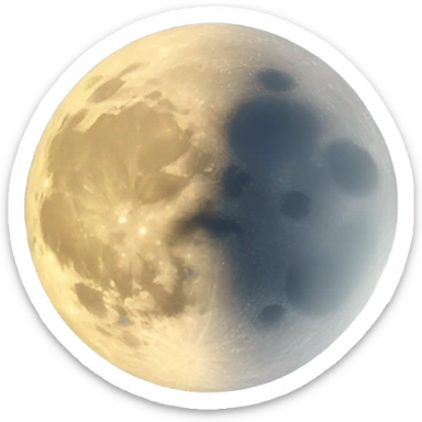 Moon  sticker