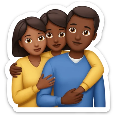 abrazar a mi papa mama sticker