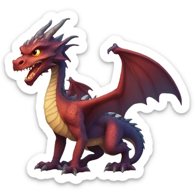dragon like with TON sticker
