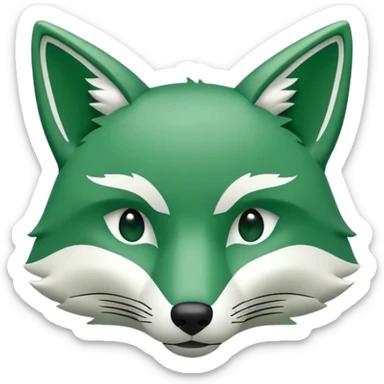 make 100 dollar bill with a small fox head outline in the middle and the fox head is just an outline with no color sticker