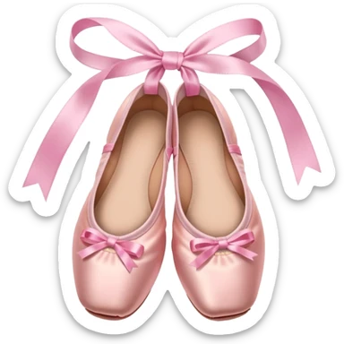 ballerina pointe shoes sticker