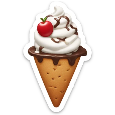 Cookie sundae  sticker