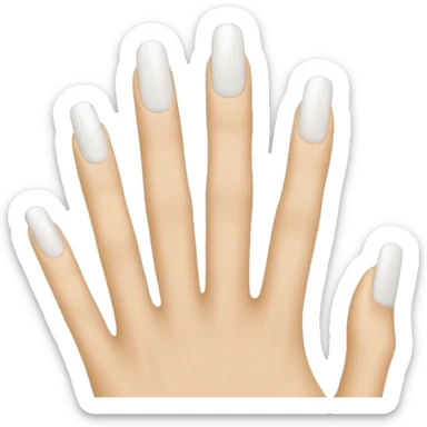 French manicure  sticker