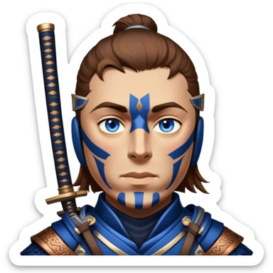 Vigilant Samurai sticker