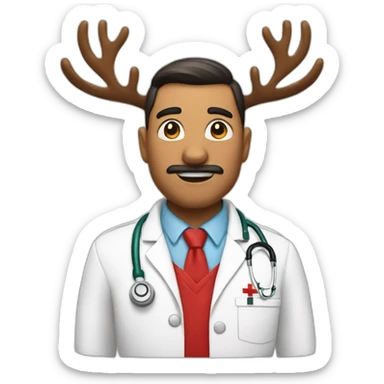 a-medic-reeindeer sticker
