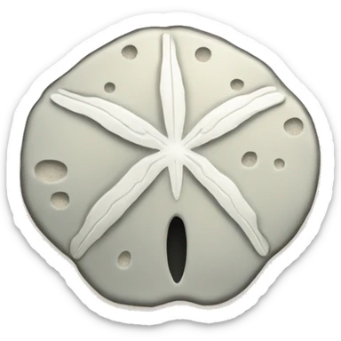Sand dollar sticker