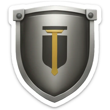 Shield with the letters T S L sticker