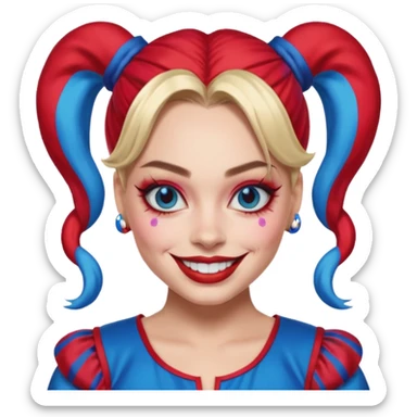 harley quinn margot robbie sticker