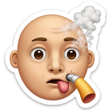 a nose that inspires fumes sticker