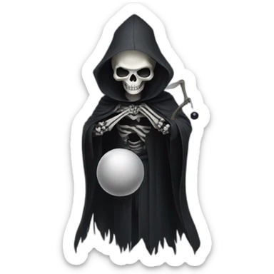 soul reaper with balls sticker