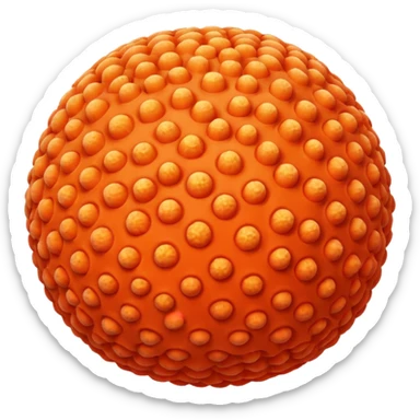 coral sphere. sticker