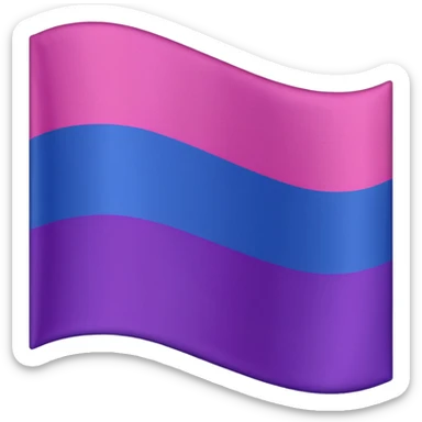 Bisexual flag sticker