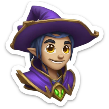 world of warcraft mage sticker