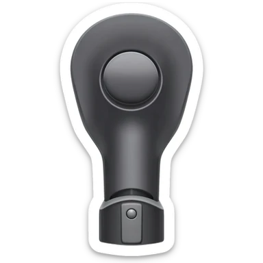 Front-facing Dyson hair dryer sticker
