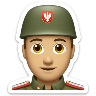 Serbian solider sticker