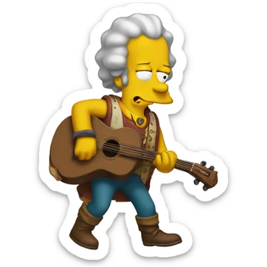 Simpson bard  sticker
