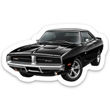 faz o dodge charge dos Velozes & Furiozos pra min? sticker