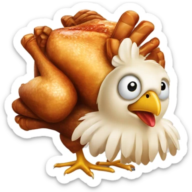 rotisserie chicken sticker