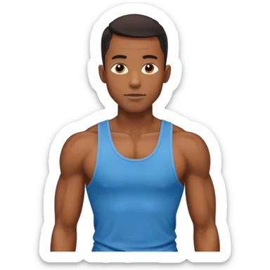 Skinny black man with gyatt sticker
