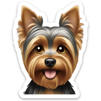 Yorkie dog sticker