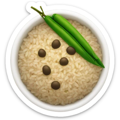 Jamaican rice and peas sticker