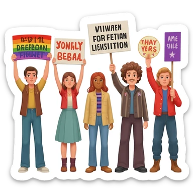 sexual liberation movement in the West sticker