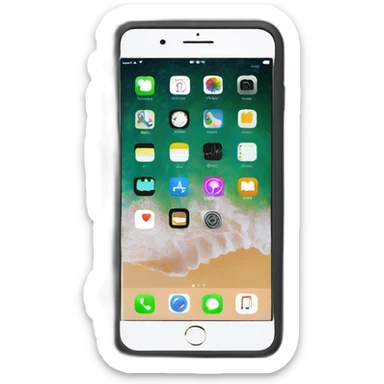 iphone 8 plus black sticker