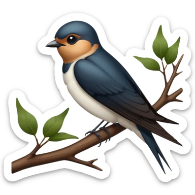 Swallow sticker